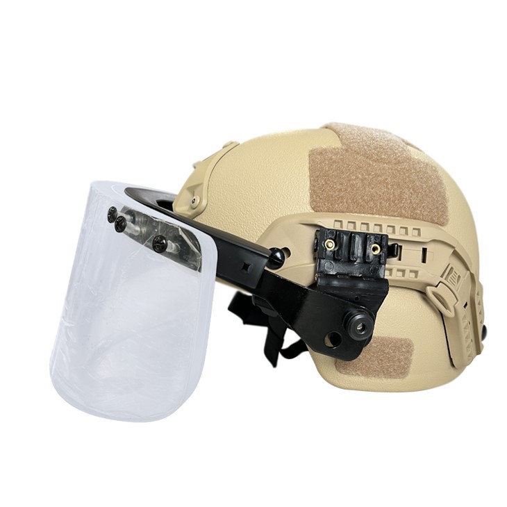 NIJ IIIA 헬멧용 탄도 바이저